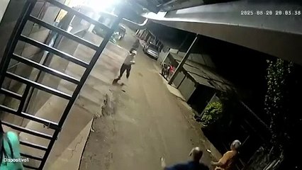 Vídeo registra desespero de vizinhos durante tiroteio em Goioerê