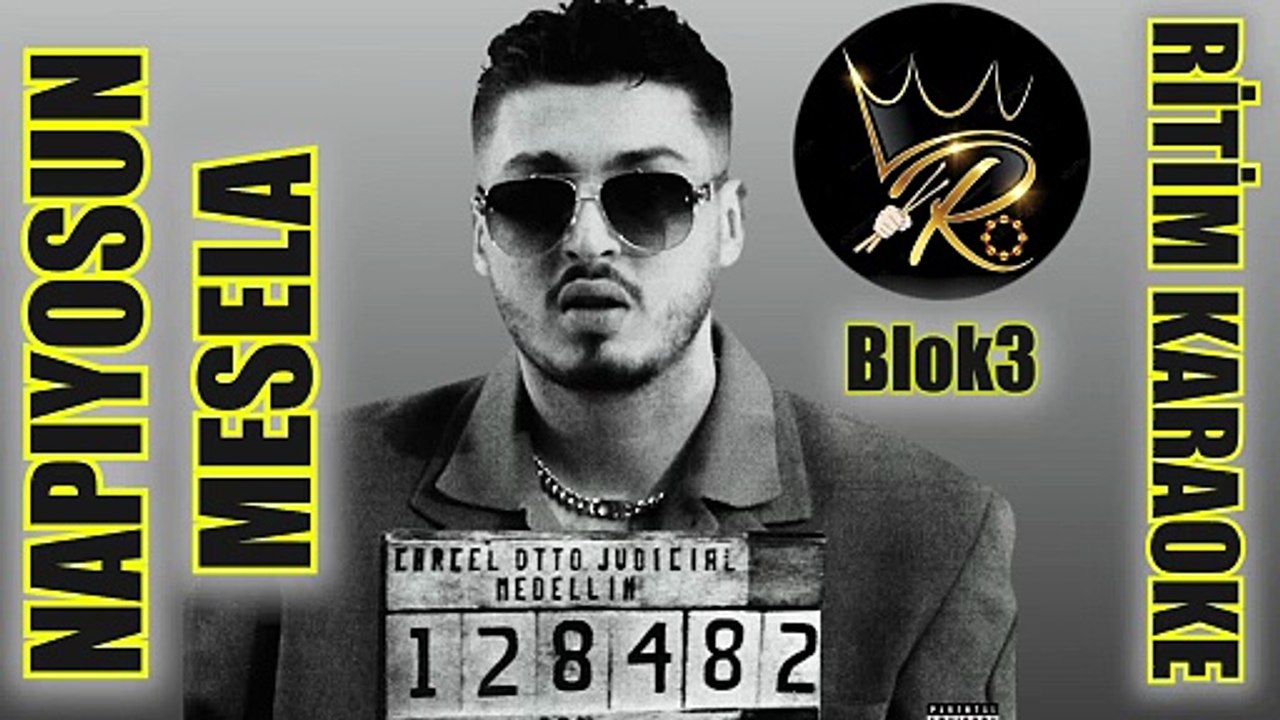 Napıyosun Mesela - Blok3 ✩ Ritim Karaoke (Kürdi Bozlak 4/4 Slow Rap Beste Blok3 Hakan Aydın)