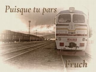 Puisque tu pars - Goldman / Fruch