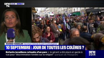 Grève du 10 septembre: "Le RN est à la traine des mouvements sociaux", lance Marine Tondelier, Secrétaire nationale du parti "Les Écologistes"