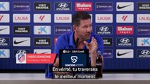 Atlético - En conférence de presse, Simeone prend le temps de féliciter une journaliste enceinte