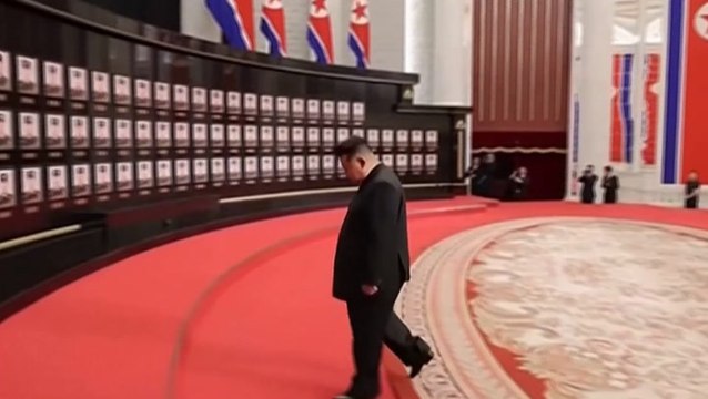 Tearful Kim Jong Un pays respects North Korean soldiers killed fighting for Russia