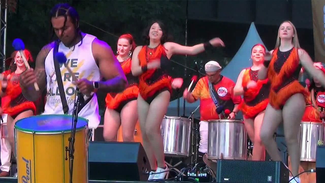 Bastille Festival 2025 Sydney Samba, CapoeiraTopazio, Owl the Moss , Part 9-9, Circular Quay, Sydney 17-20 Jul 25