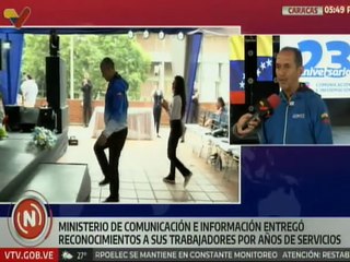 Mippci entregó condecoraciones a trabajadores por sus años de servicio