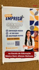 Feirão de emprego terá 1400 vagas de 25 empresas