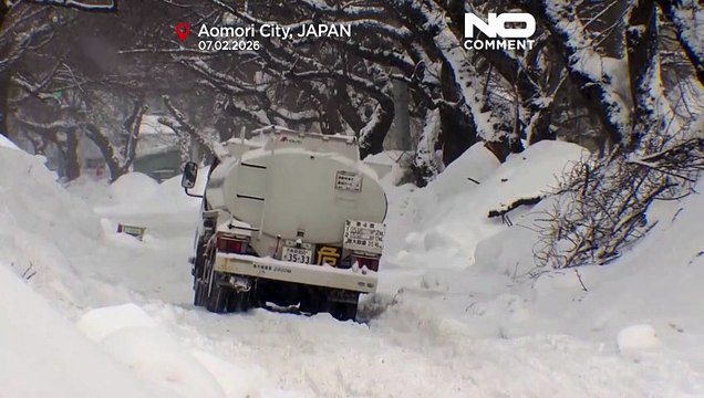 برف‌ سنگین در ژاپن دست‌کم ۴۵ کشته و بیش از ۵۰۰ زخمی برجا گذاشت