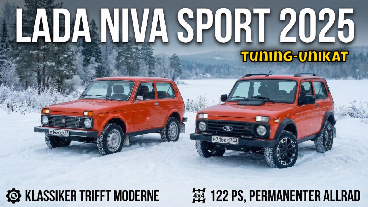 Lada Niva Sport 2025 neu gedacht – moderner Allrad im klassischen Niva-Stil