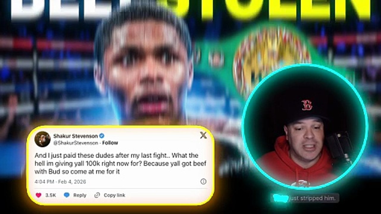 Shakur Stevenson Stripped by EVIL WBC After Beating Teofimo Lopez