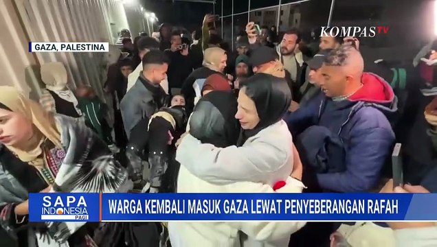 Haru! Detk-Detik Warga Gaza Tiba di Khan Younis, Ceritakan Perjalanan Berat | SAPA PAGI