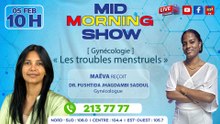 MID MORNING SHOW [ Gynécologie ]: Les troubles menstruels Maëva reçoit Dr. Pushtida Jhagdambi Saddul, Gynécologue