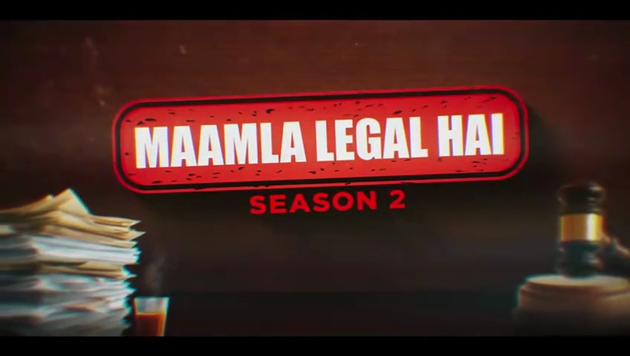 Maamla Legal Hai Season 2  First Look  Ravi K, Kusha K, Naila G, Nidhi B, Anant J  Netflix India