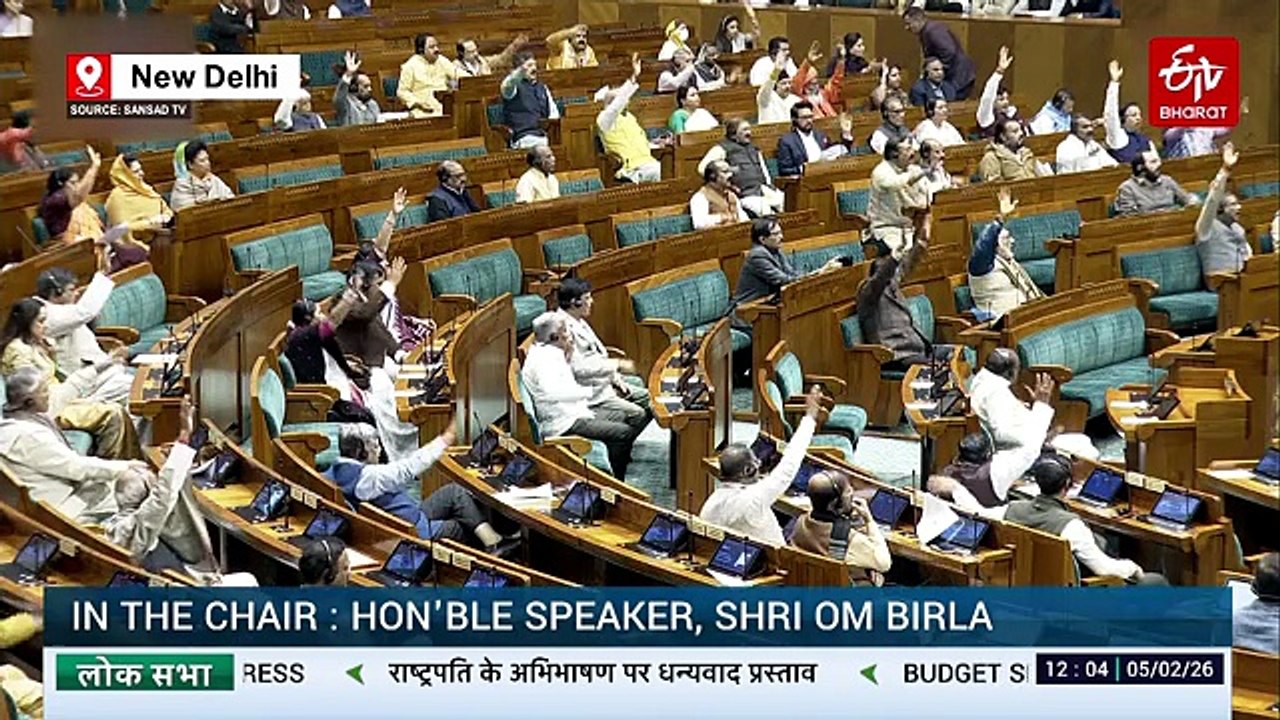 Parliament Budget Session LIVE | LS Passes Motion Of Thanks, Adjourned Till 2 PM; Oppn Walks Out Of RS