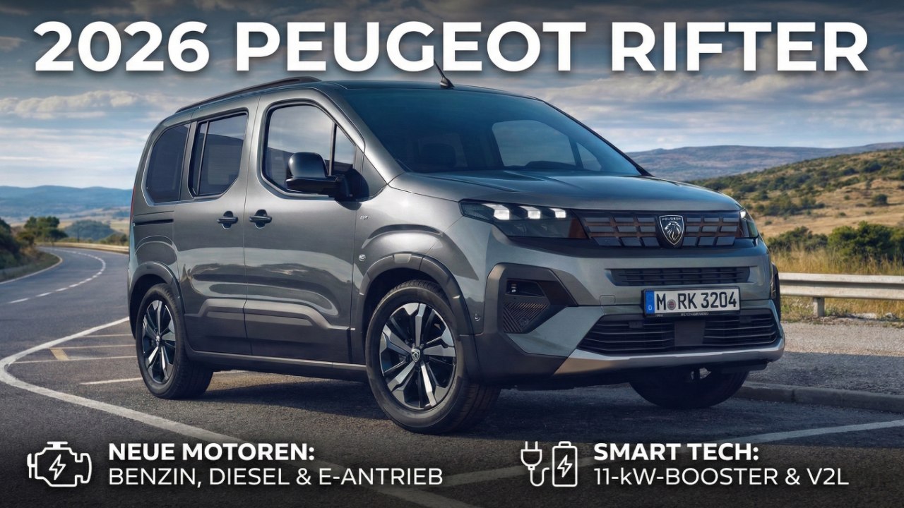 Mehr Ausstattung, mehr Flexibilität im 2026 Peugeot Rifter
