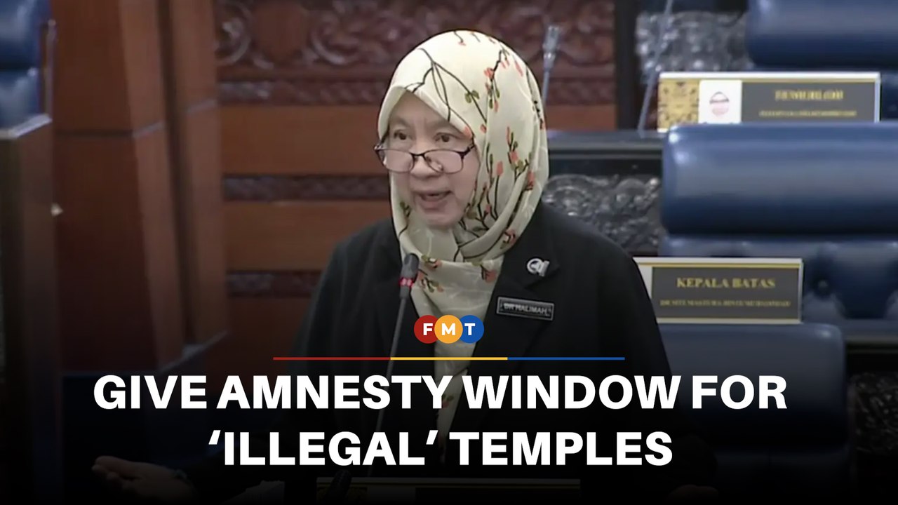 Give amnesty window for ‘illegal’ temples, says PAS MP