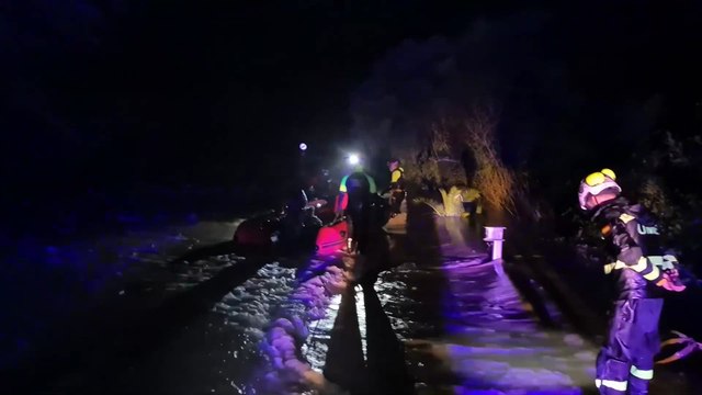La Guardia Civil rescata animales de las zonas inundadas en Andalucía