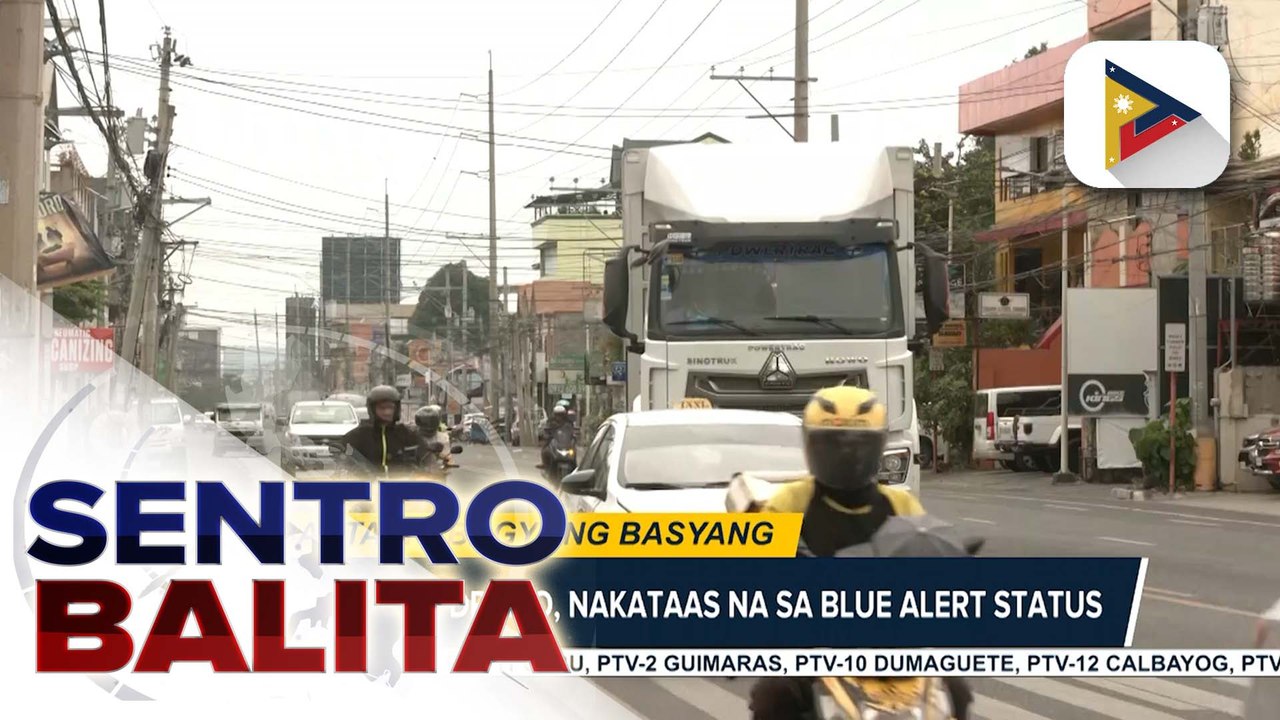 Davao City DRRMO, naka-Blue Alert sa harap ng banta ng Bagyong #BasyangPH; klase sa lungsod ngayong araw at bukas, suspendido | ulat ni Regine Lanuza - PTV Davao
