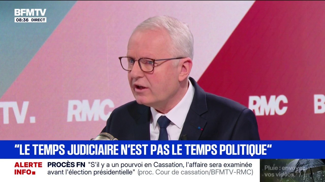 Procès du RN: "Le temps judiciaire, ce n'est pas le temps politique et ce n'est pas le temps médiatique", souligne le procureur général près la Cour de cassation