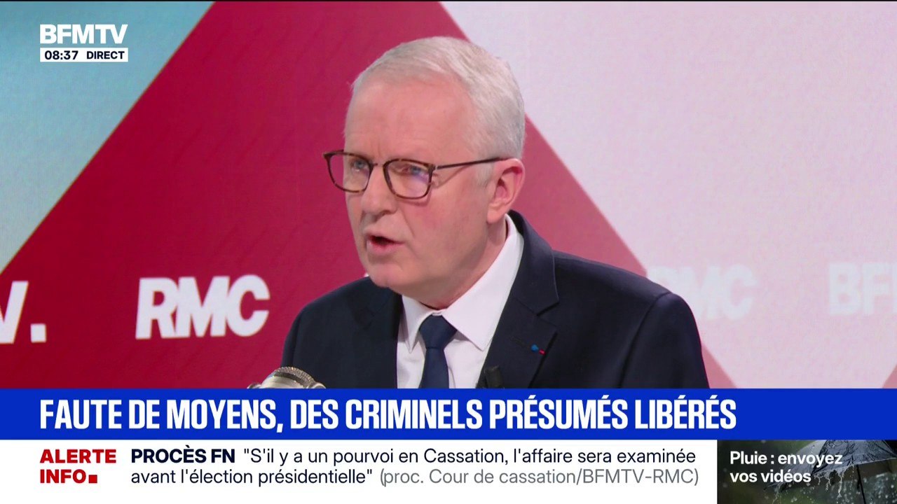 "L'institution judiciaire n'est plus en mesure de juger dans des délais raisonnables les affaires criminelles", alerte Rémy Heitz, procureur général près la Cour de cassation