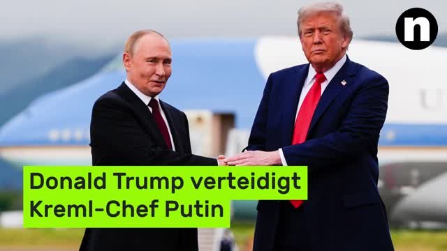 Ukraine-Krieg aktuell: Er hat sein Wort gehalten! Donald Trump verteidigt Kreml-Chef Putin