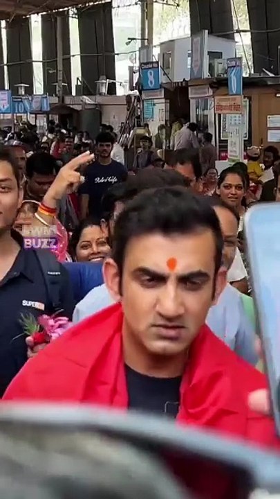 Indian team head coach Gautam Gambhir visits the Siddhivinayak temple in Mumbai ahead of the T20 World Cup 2026
