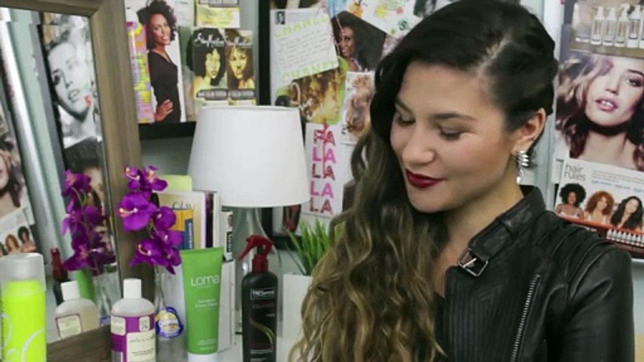 Miranda Kerr Side Braid Tutorial - NaturallyCurly.com