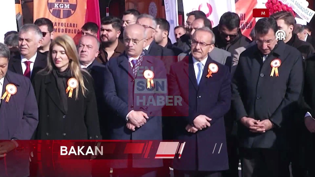 Bakan Uraloğlu Karayolları Genel Müdürlüğü Toplu Açılış Töreninde konuştu