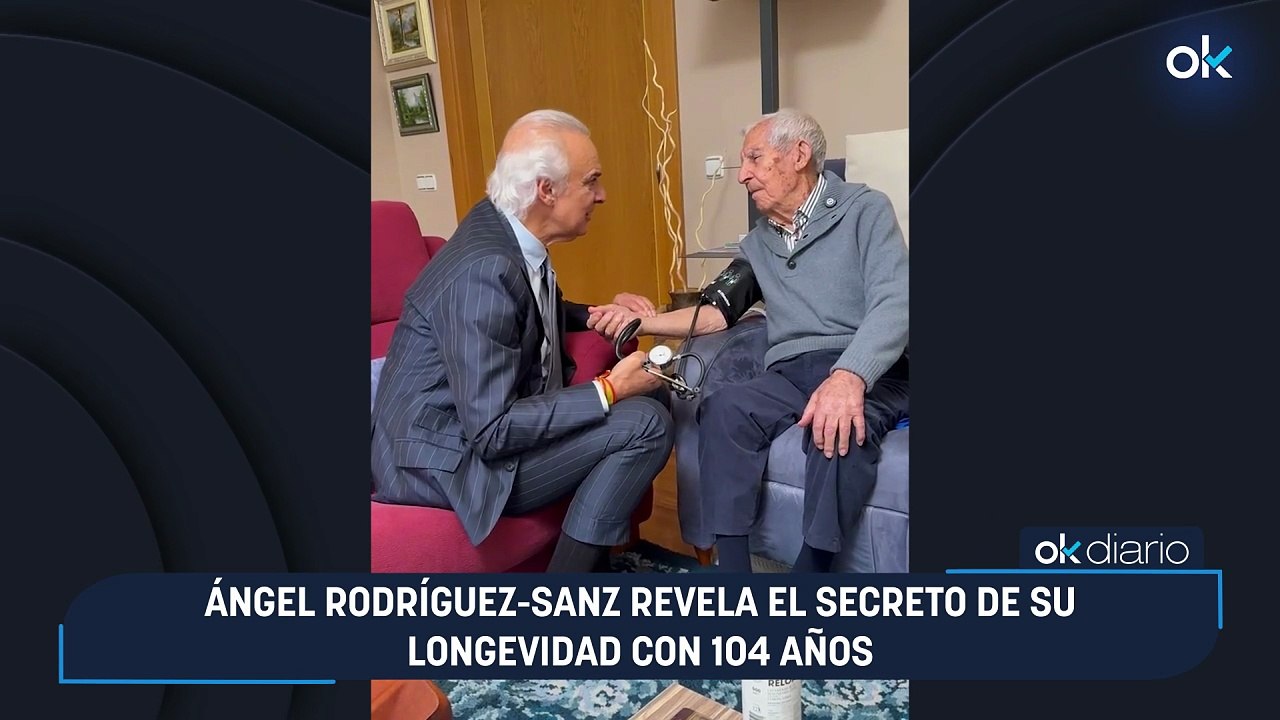 Ángel Rodríguez-Sanz revela el secreto de su longevidad con 104 años