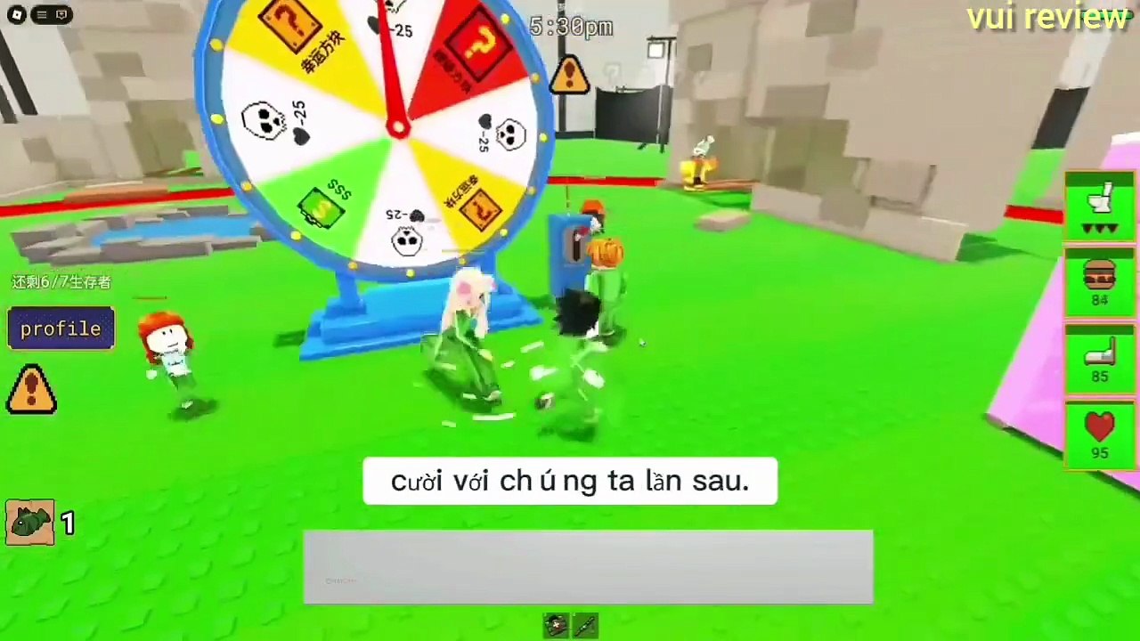 Who is the last person left in the Roblox circle?