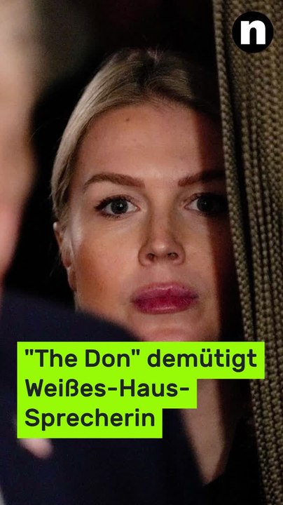 No Glomex Donald Trump und Karoline Leavitt: 'The Don' demütigt Weißes-Haus-Sprecherin mit Widerworten