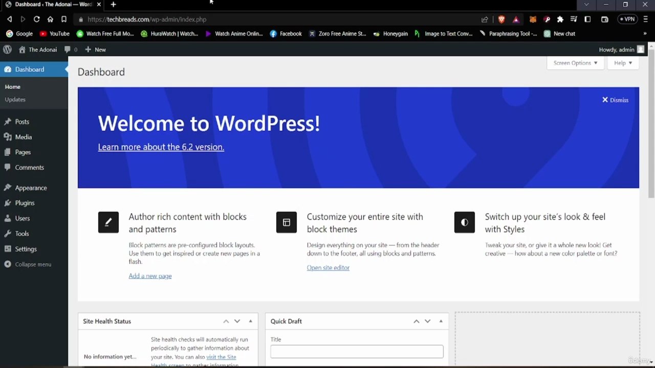 2. Basic Functions Of Wordpress