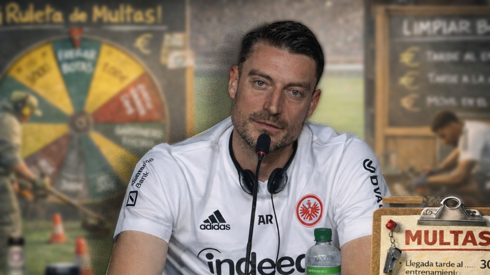 El método viral de Riera con ruleta, multas y castigos llamativos