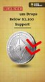 Ethereum Slips Below $2,100 — Pressure Builds on ETH ⚠️