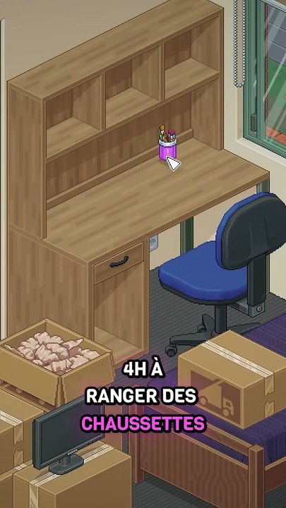 Unpacking  _ ma chambre est en bordel mais mon jeu est rangé