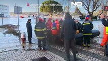 Португалия в напряжении: шторм «Леонардо» вызывает новые наводнения