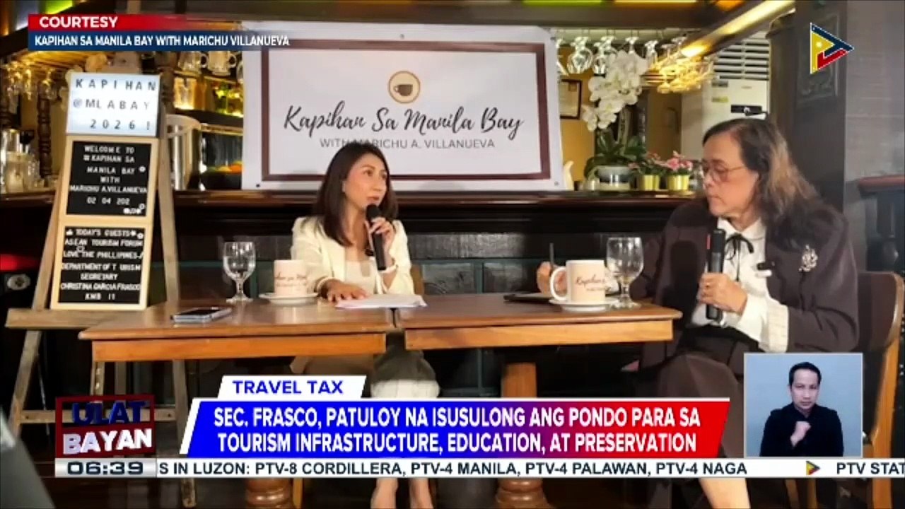 DOT Sec. Frasco, ipauubaya na sa mga mambabatas ang desisyon sa panukalang batas na ‘Travel Tax Abolition Act of 2026’ | ulat ni Vel Custodio