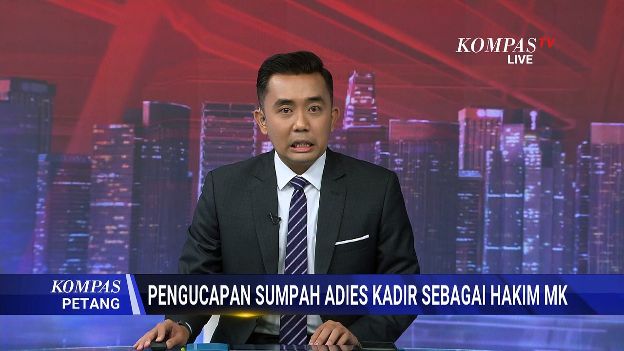 Adies Kadir Ucap Sumpah Jabatan Hakim MK di Hadapan Presiden Prabowo | KOMPAS PETANG
