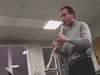 pièce de Stravinsky sur clarinette métal par JM Fessard