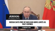 Russia says free of nuclear arms limits as pact expires