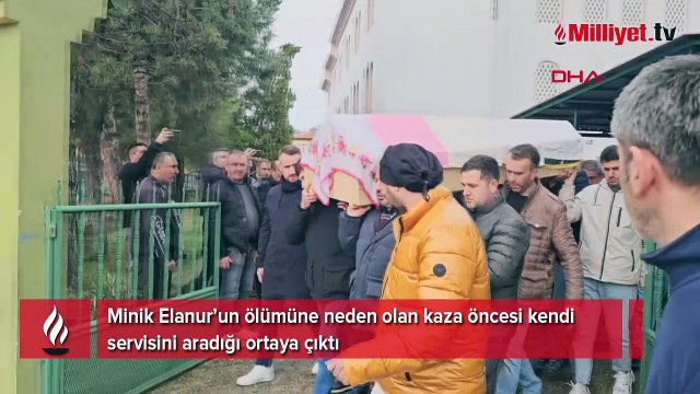 6 yaşındaki Elanur’un ölümündeki ihmal zinciri! Kaza öncesi kendi servisini arıyormuş