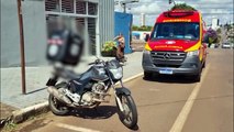Acidente entre duas motos mobiliza Siate no Centro de Cascavel