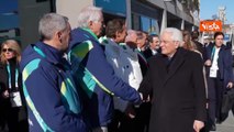Milano Cortina 2026, il Presidente Mattarella visita il villaggio olimpico
