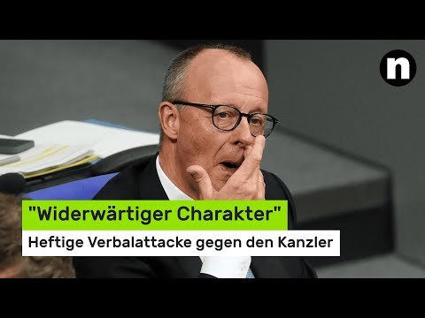 Friedrich Merz: Heftige Verbalattacke gegen den Kanzler: Widerwärtiger Charakter