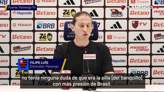 Filipe Luís, sobre Flamengo: Esta es la silla con más presión de Brasil