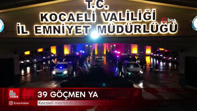 Kocaeli merkezli 3 ilde göçmen kaçakçılığı operasyonu