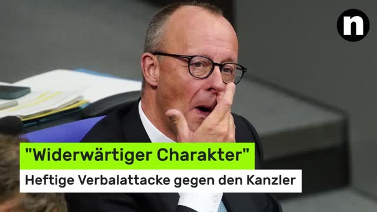 Friedrich Merz: Heftige Verbalattacke gegen den Kanzler: "Widerwärtiger Charakter"