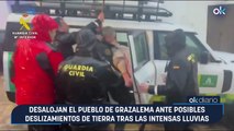 Desalojan el pueblo de Grazalema ante posibles deslizamientos de tierra tras las intensas lluvias