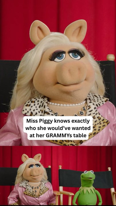 Kermit the Frog and Miss Piggy Pick Their Grammys Table Lineup