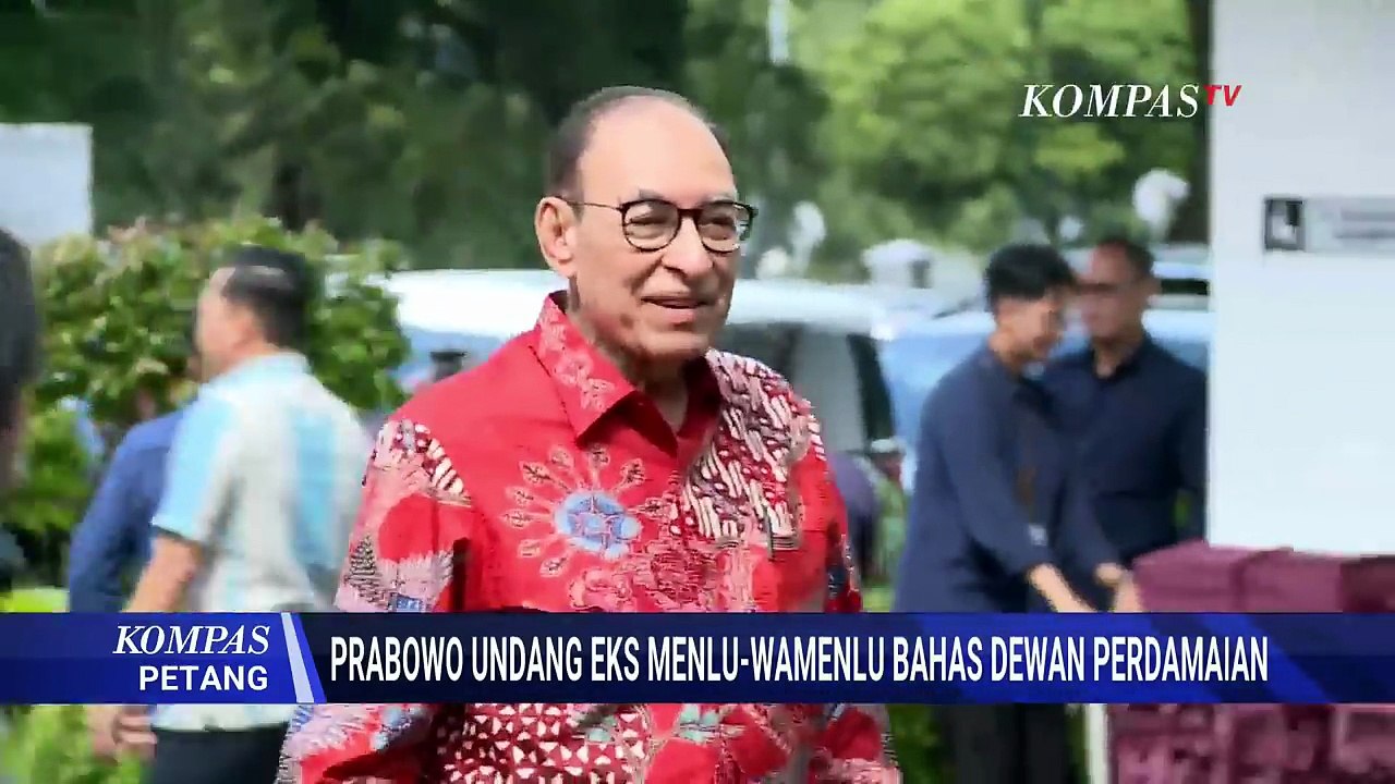Ketemu Prabowo, Eks Dubes RI untuk Tunisia Ungkap Sikap Indonesia di Board of Peace | KOMPAS PETANG