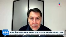 Fernández Noroña defiende salón de belleza dentro del Senado