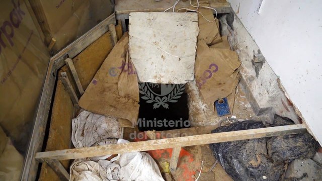 Así es por dentro el túnel de Ciudad Vieja descubierto por presunto intento de robo a un banco